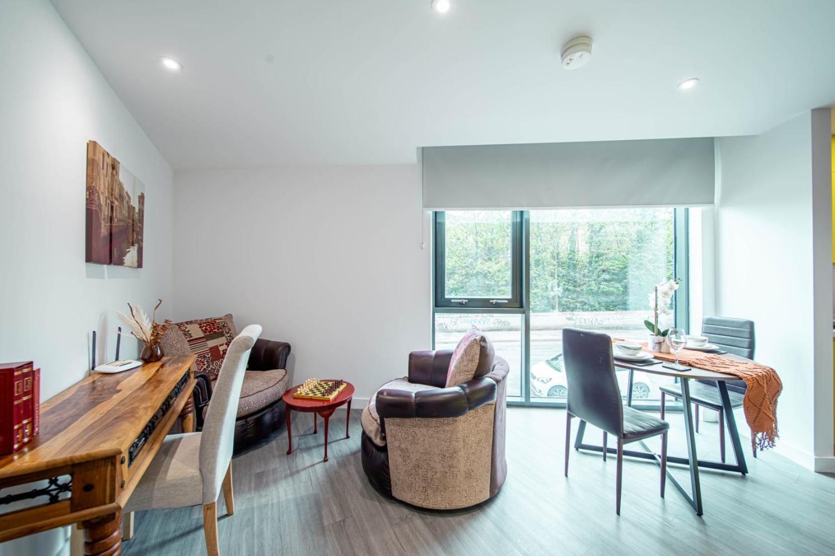 Corner Studio Apartment In Sheffield Eksteriør billede